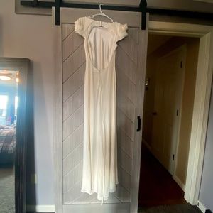 White Formal Dress, ABS Allen Schwartz